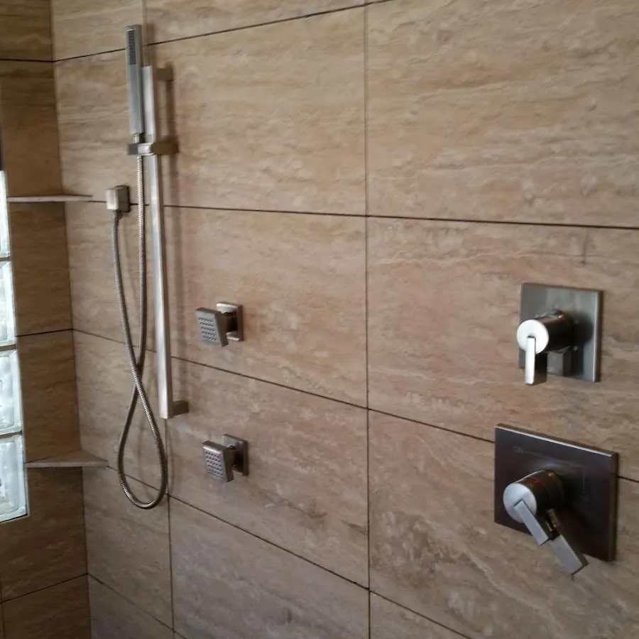 Shower fixture installation for Water Heater Replacement in El Dorado